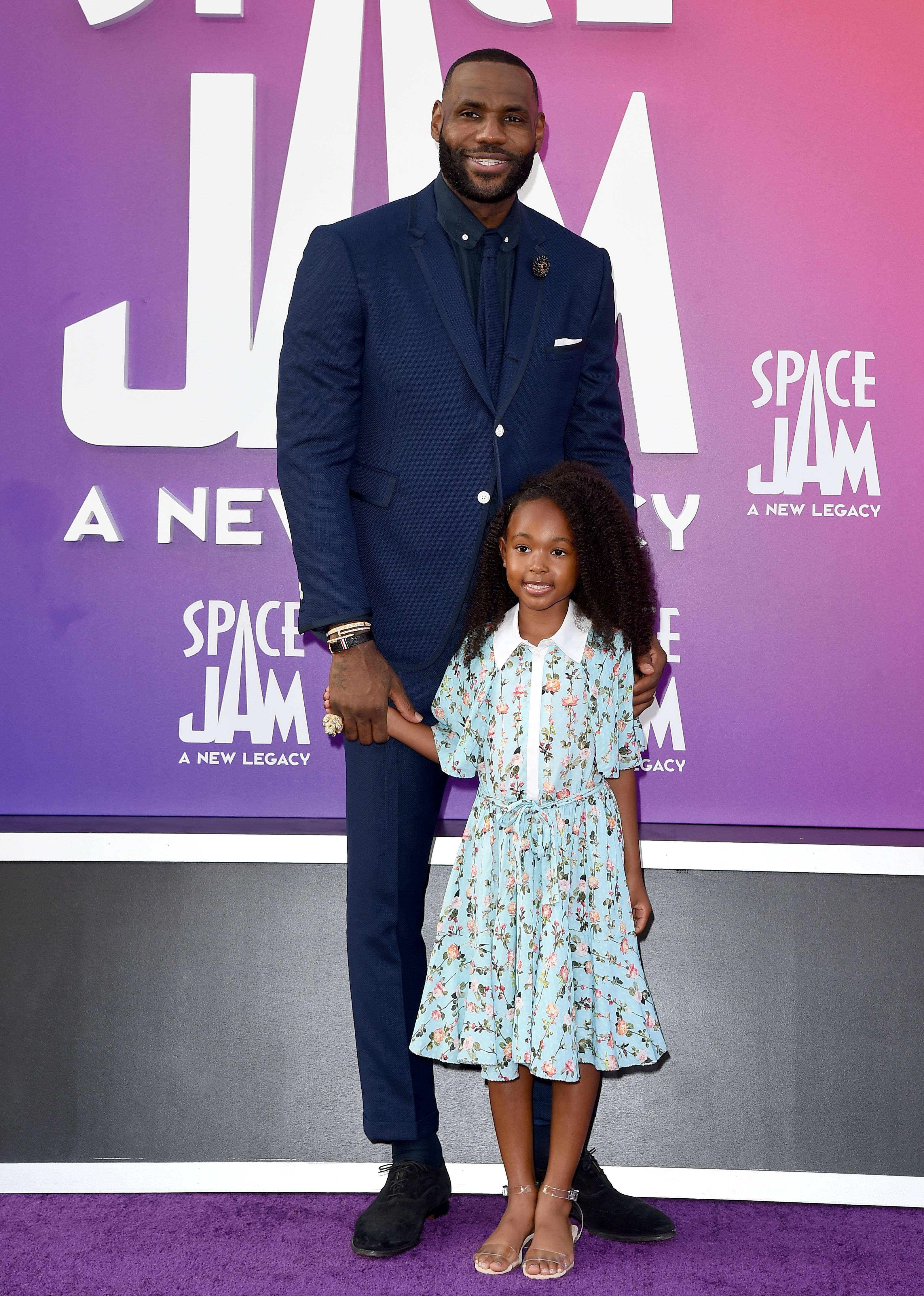 Savannah James' Daughter Zhuri, 8, Stops Her from Swearing as Family Honors LeBron  James at ESPYs