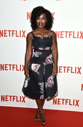 Uzo Aduba - Crazy Eyes has been giving us flirty frock fabulous lately! Here she attends the Netflix launch party in Paris in another hot number.&nbsp;  (Photo: Pascal Le Segretain/Getty Images)
