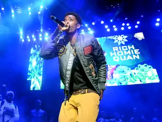 Street Execs Christmas Concert – Atlanta - The 4th annual Street Execs Christmas Concert at The Tabernacle in Atlanta last December saw Rich Homie Quan&nbsp;running through any and every hit record with his name attached to it to the fans' delight. &quot;They Don't Know&quot; in particular was a favorite amongst ATL fans that checked in.(Photo: Paras Griffin/WireImage)