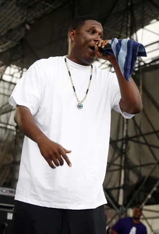 Paid Dues - The Magnolia Projects came to San Bernardino, Calif., in 2010 as Jay Elect was one of the headliners for Paid Dues. "Exhibit C" was fresh off the presses at the time and the crowd went into hysteria and recited the track word for word as Mr. Electronica displayed his rhyme skills.&nbsp;(Photo: Brian Hineline ./Retna Ltd./Corbis)