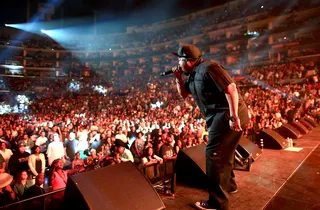 TEST OF TIME&nbsp; - It takes a truly talented MC to create timeless rhymes. Ice Cube reminded us that his lyrical catalog still has relevance today. (Photo: Christopher Polk/BET/Getty Images for BET)