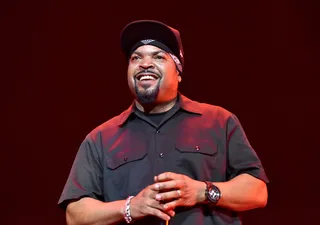 UNIFORMITY - Ice Cube kept it all the way West Coast with his signature all-black Dickies look. (Photo: Earl Gibson/BET/Getty Images for BET)