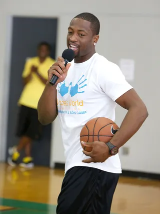 Education Is Power - One of the more notable initiatives Wade’s World spearheads is the Marquette University Program that awards three full-tuition scholarships to students who are poised to make a difference in their communities. This initiative is a three-way collaboration between The Wade's World Foundation, his alma mater and the Boys &amp; Girls Club.&nbsp;(Photo: Jeff Schear/WireImage for Wade's World Foundation)