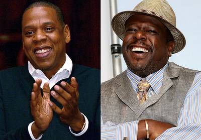 &quot;Threat,&quot; Jay Z featuring Cedric the Entertainer&nbsp; - Back in 2003 when Jay Z announced his short-lived retirement from hip hop, he tapped one of the Original Kings of Comedy, Cedric the Entertainer&nbsp;to add some hilarious visualizations to this song's concept.&nbsp;(Photos from left: James Devaney/WireImage, Steve Mack/FilmMagic)