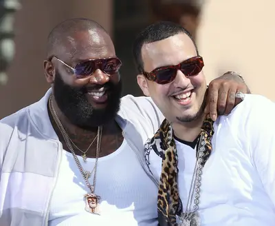 &quot;What a Shame&quot; Featuring French Montana - French Montana joins Rozay once more, this time borrowing inspiration for his hook from Camp Lo's &quot;Luchini AKA This Is It.&quot; Meanwhile, Ross gets lyrically gully, with lines like &quot;Pull a pistol, bang on a n---a.&quot;(Photo: Christopher Polk/Getty Images For BET)