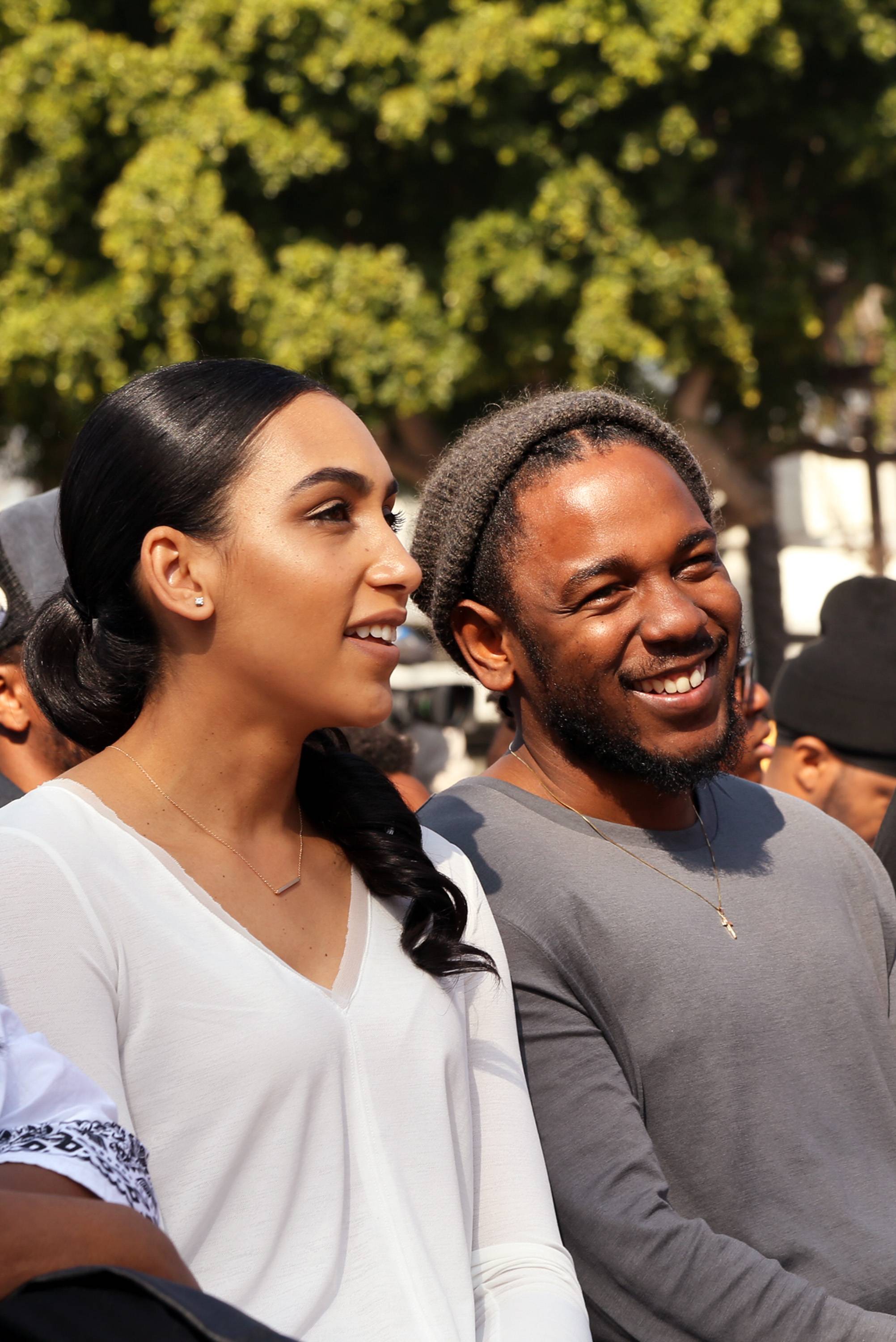 Kendrick Lamar And His High School Sweetheart, Whitney Alford, Welcome