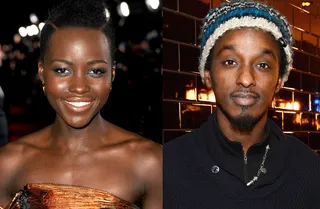 Lupita Nyong'o and K'Naan - All eyes were on this Kenyan beauty during awards season, but while the world thought she was cozying up to her fellow Oscar nominee Jared Leto, Nyong'o was secretly dating progressive Somali rapper K'Naan instead. The pair went public with their romance the day after the Academy Awards, when K'Naan was spotted clutching Lupita with one hand, and her Oscar with the other!(Photos: Kevin Winter/Getty Images; Dimitrios Kambouris/Getty Images)