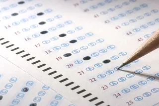 The Basics - The first new test will be given in spring 2016 and offered in print and on the computer at some locations. Exams will be scored on a 400 to 1600 scale again. Scores for math and evidence-based reading will be scored on a 200 to 800 scale. Essay scores will be reported separately. (Photo: Ryan Balderas/Getty Images)