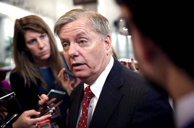 Or What Goes Around? - Sen. Lindsay Graham (R-South Carolina), who voted against Adegbile, said the vote had nothing to do with race. “When someone has a history of helping cop-killers, this is what happens,” Graham told the Los Angeles Times.(Photo: Alex Wong/Getty Images)