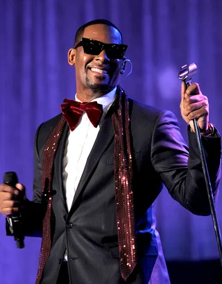 R. Kelly (@KellZodiac)  - TWEET: “It’s been a long time coming but I finally feel a lot better about my throat since the surgery and this is the first song I wrote. Enjoy!” Shortly after confirming that his memoir would be released next year, R. Kelly releases his first song recorded since his throat surgery. (Photo: Larry Busacca/Getty Images)