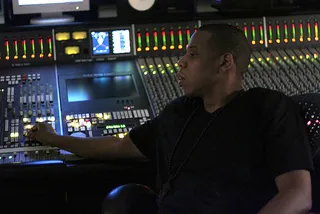 Sound Check - Jay-Z working hard in the studio.&nbsp;(Photo: Courtesy of Life + Times)