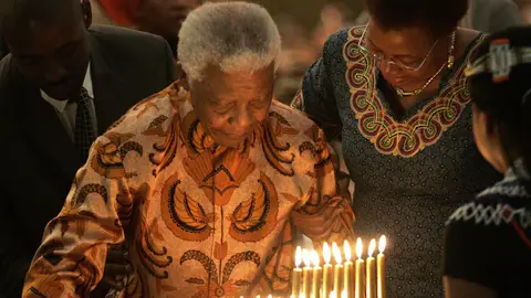 Nelson Mandela: July 18 - The anti-apartheid activist, former South African President and humanitarian celebrates his 93rd birthday.&nbsp;(Photo credit: REUTERS/Themba Hadebe/Pool /Landov)&nbsp;