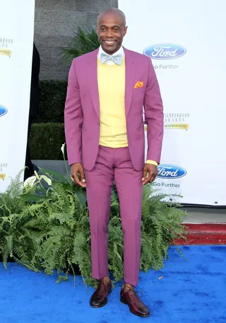 Easter Colors - Kem showed up at the 11th Annual Ford Neighborhood Awards decked out in complementary pastel colors. Anyone who noticed would be inspired for Easter.  (Photo: PA PHOTOS /LANDOV)