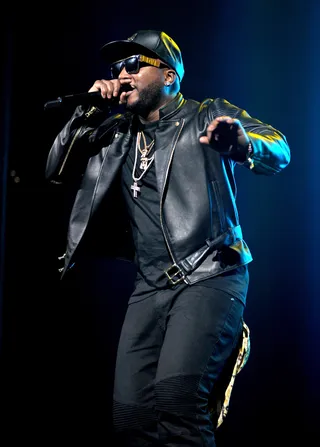 Thug Motivation - ATL trap star Jeezy left Barclays on fire as he ran through his hits and made the New York hustlers go crazy.&nbsp;(Photo: Bryan Bedder/Getty Images for Power 105.1)