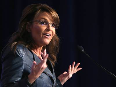 Sarah Redux - Former Alaska governor and Republican vice presidential nominee Sarah Palin is threatening to get back into politics. “Hey, the more they’re pouring it on, the more I’m going to bug the crap out of them by being out there, with a voice, with the message, hopefully running for office in the future too,” she told the Fox Business Network.&nbsp;&nbsp;(Photo: Mark Wilson/Getty Images)