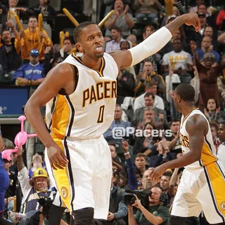 Keeping Pace - The Indiana Pacers lost firepower when Lance Stephenson left town to sign with the Charlotte Hornets and Paul George broke his leg in a devastating injury. But C.J. Miles should help fill that gap a bit. The shooting guard netted 15 points in his Pacers’ debut.&nbsp;(Photo: Indiana Pacers via Instagram)
