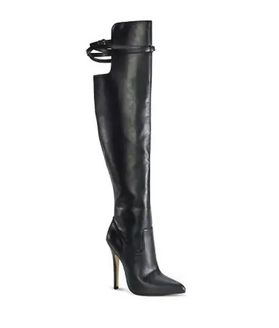 Altuzarra for Target Over-the-Knee Boot ($56) - These beautiful boots are gently tapered for the most flattering fit and finished with tassel-tipped multi-straps. Oh, and peep the five-inch heel. (Photo: Altuzarra for Target)