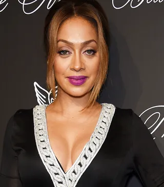 LaLa Anthony - Purple lips are hot and you're going to see a lot of them this season. We love this shade from La at the 2014&nbsp;Angel Ball. By Jazmine A. Ortiz (Photo: Dimitrios Kambouris/Getty Images for Gabrielle's Angel Foundation)