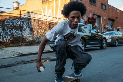 Joey Bada$ Gears Up in Skateboard Apparel - Brooklyn’s own&nbsp;Joey Bada$&nbsp;is heading to the major leagues as the new face of Adidas apparel. The Pro Era leading man was photographed in B.K. donning new Fall/Winter '14 skateboarding gear. The limited-edition pieces are currently available at PacSun. Other pieces from the collection will be available in November. Check out Joey in the&nbsp;new ads here.(Photo: PacSun via Twitter)