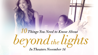 Beyond the Lights - Marked as one of the blockbuster films of the fall, Beyond the Lights, which is in theaters November 15,&nbsp;tackles the pitfalls of fame with an all-star cast:&nbsp;Danny Glover, Nate Parker, and Gugu Mbatha-Raw. Gearing up for the movie's release, here are 10 things you need to know about the Gina Prince-Bythewood-directed flick. &nbsp;The film focuses on a fictional pop star's journey and the director,&nbsp;Gina Prince-Bythewood,&nbsp;was inspired to create the story after attending an&nbsp;Alicia Keys&nbsp;concert in 2007.&nbsp;(Photo: Dimitrios Kambouris/Getty Images for Relativity Media)