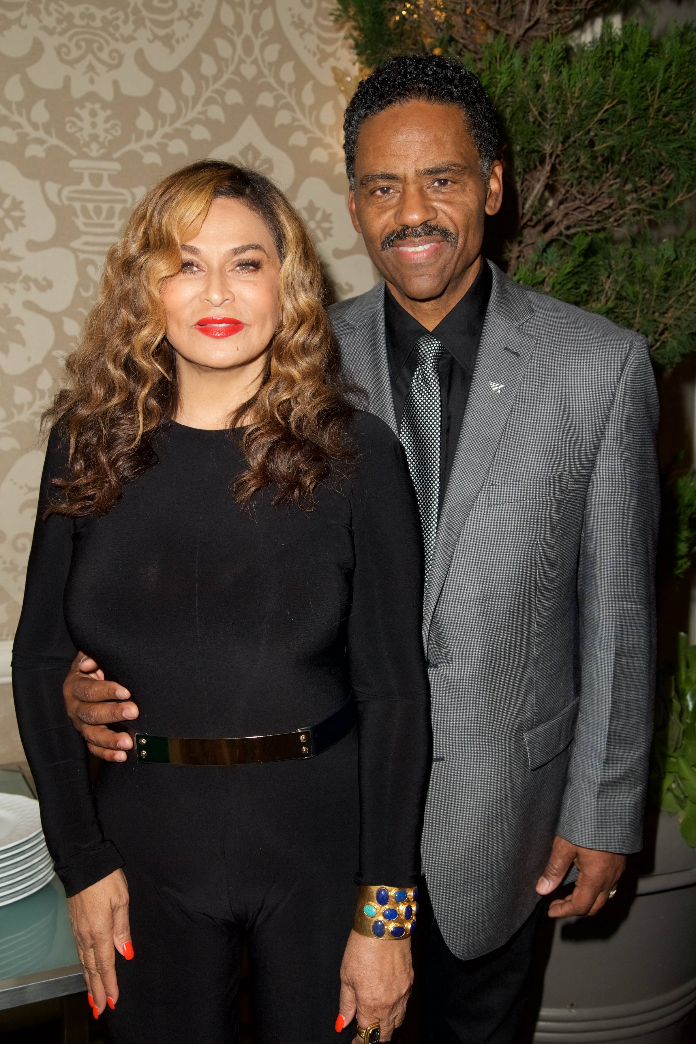 LOS ANGELES, CA - NOVEMBER 12:  (L-R) Tina Knowles Lawson and Richard Lawson attend In A Perfect World Foundation Honors Quincy Jones at Four Seasons Hotel Los Angeles at Beverly Hills on November 12, 2017 in Los Angeles, California.  (Photo by Earl Gibson III/Getty Images)