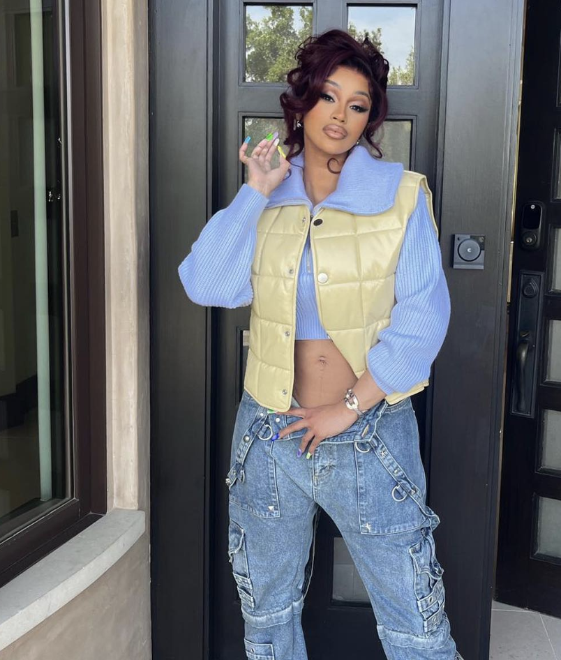 Cardi b casual outfits best sale