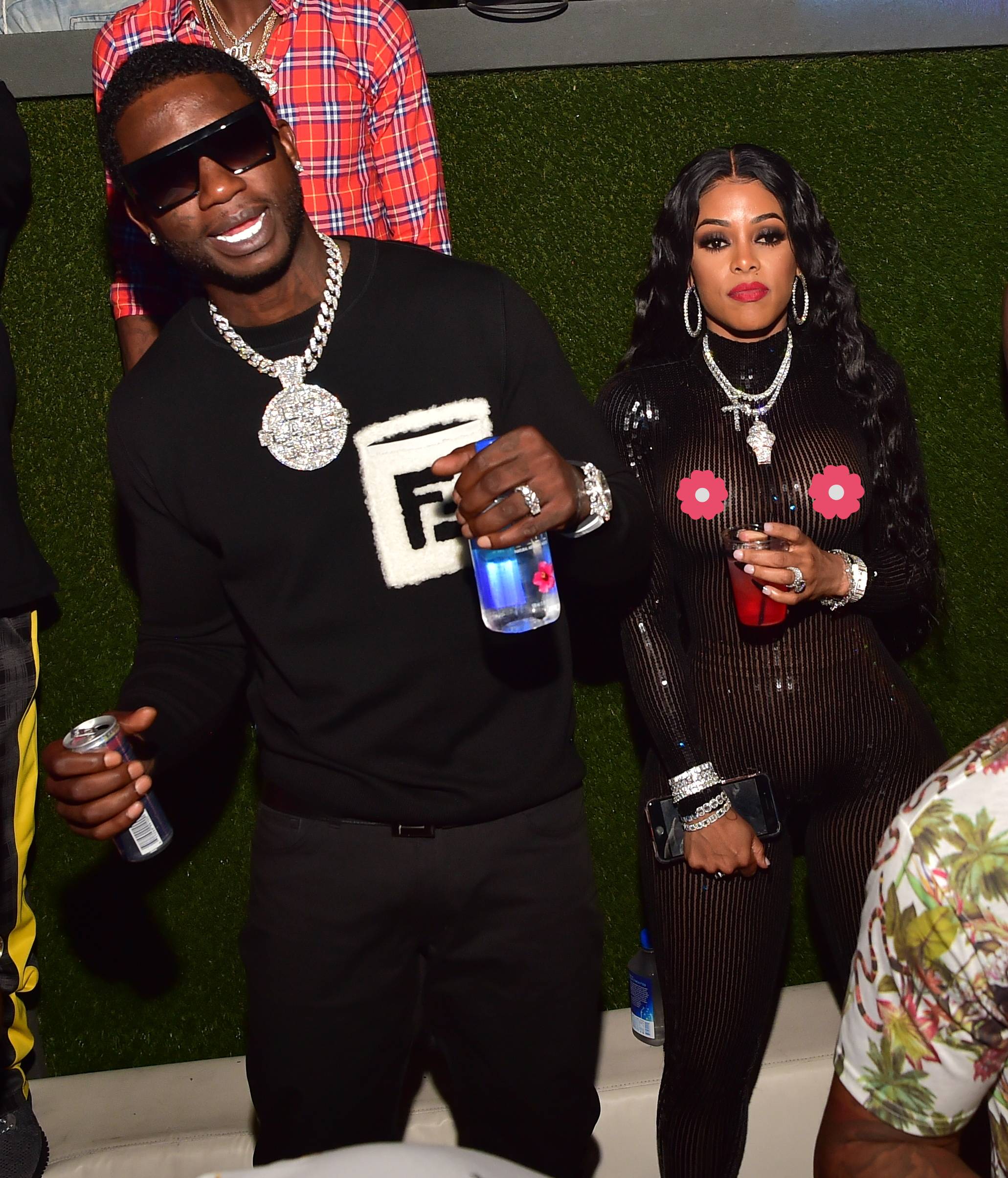 See Gucci Mane Play Bodyguard While Wifey Keyshia Ka'oir Bares It All In A  Super Sheer Catsuit, News