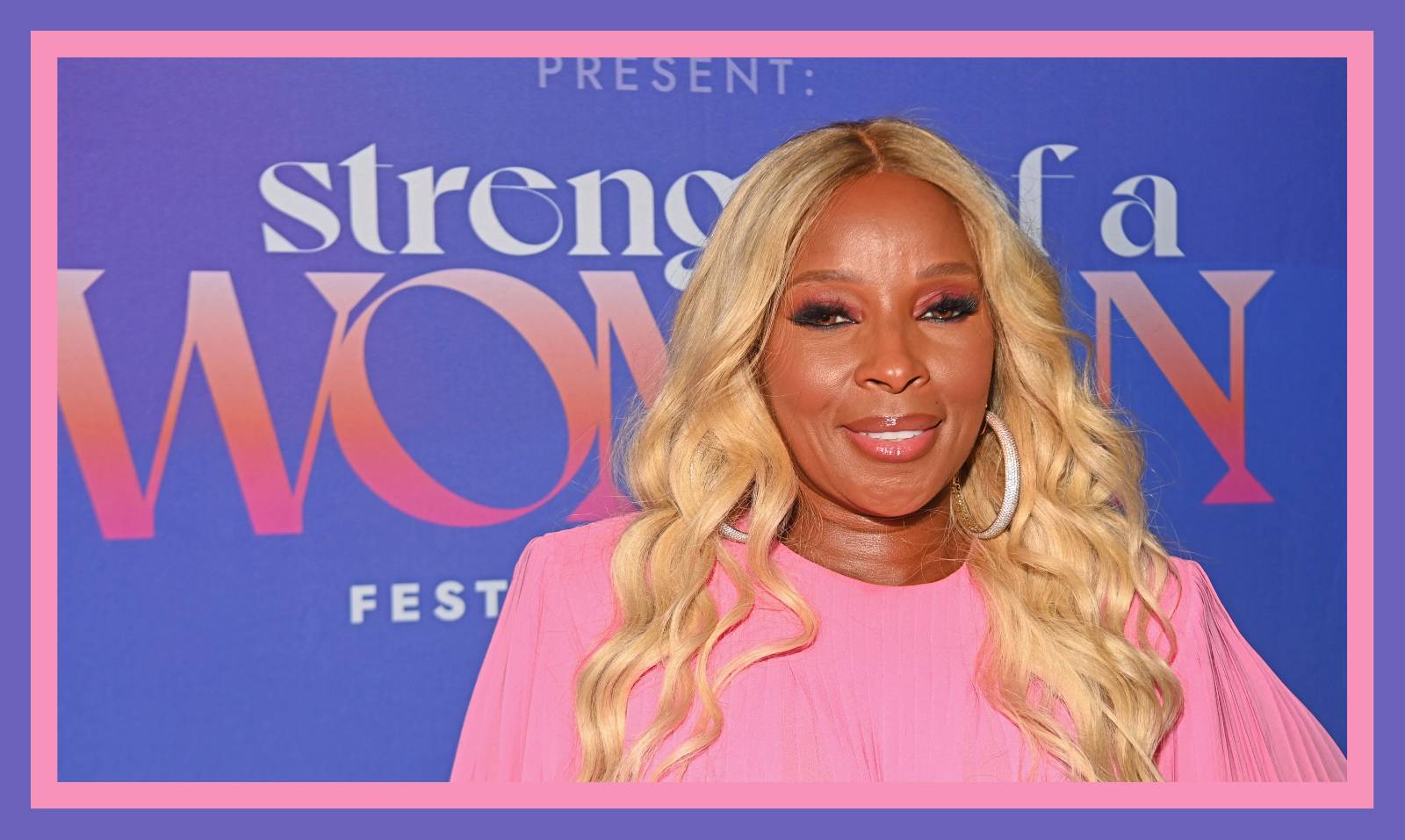 Mary J. Blige attends Strength Of A Woman Festival & Summit Gospel Brunch at City Winery Ponce City Market on May 08, 2022 in Atlanta, Georgia.  