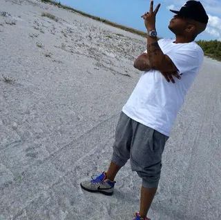 Beach Life - "The house costs a million, sitting on the beach and the only thing I know: if it's furnished I'ma take it." -"We Gonna Make It" (Photo: Styles P via Instagram)