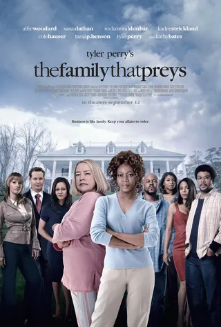 The Family That Preys, Saturday at 3P/2C - Alfre Woodard, Taraji P. Henson and Sanaa Lathan are a family that&nbsp; that definitely preys together!Take a peek at other Black family flicks.(Photo: Tyler Perry Company)