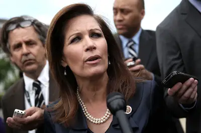 See You in Court? - Failed presidential candidate Rep. Michele Bachmann and a group of other Republicans are considering suing Obama because of his proposal that would allow consumers to keep current health plans for an additional year. By not going through Congress, Bachmann claims, the president violated the separation of powers clause in the Constitution.&nbsp; (Photo: Alex Wong/Getty Images)