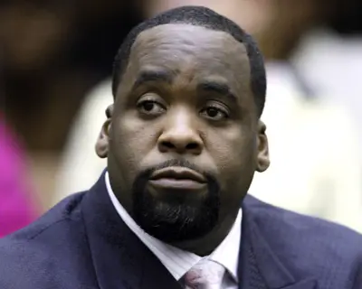 More Money - Detroit Ex-Mayor Kwame Kilpatrick has fallen even deeper in debt. Prosecutors are calling for him to pay $195,403 in back taxes. They also are asking that he be ordered to pay Detroit $4.5 million in restitution. Kilpatrick is currently serving a 28-year prison sentence for fraud, bribery and other crimes.  (Photo: AP Photo/Paul Sancya, File)