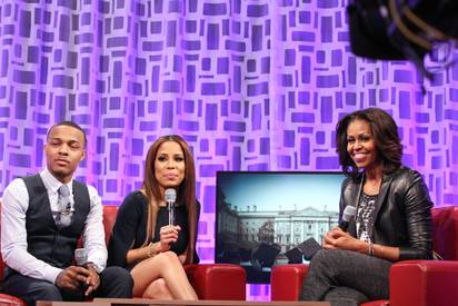 Thinking Like a First - Image 32 from Michelle Obama Visits 106 & Park