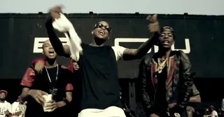 Track of the Year: &quot;My Hitta,&quot; Produced by DJ Mustard [YG feat. Jeezy and Rich Homie Quan] - Naturally with a golden year, the DJ Mustard-produced &quot;My Hitta&quot; performed by YG featuring Jeezy and Rich Homie Quan is this year's Track of the Year.   (Photo: Courtesy of Def Jam Records)