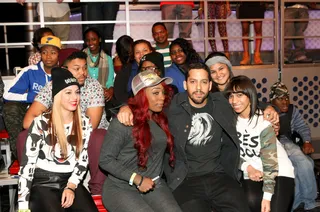 Reading Minds - Illusionist David Blaine poses for a picture with the livest audience on 106. (Photo: Bennett Raglin/BET/Getty Images for BET)