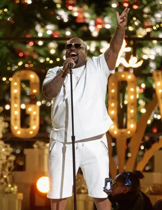 Holiday Cheer - Cee Lo Green performs at The Grove's Tree Lighting Spectacular presented by Citi at The Grove outdoor shopping mall in Los Angeles.&nbsp;(Photo: Tiffany Rose/WireImage/Getty Images)