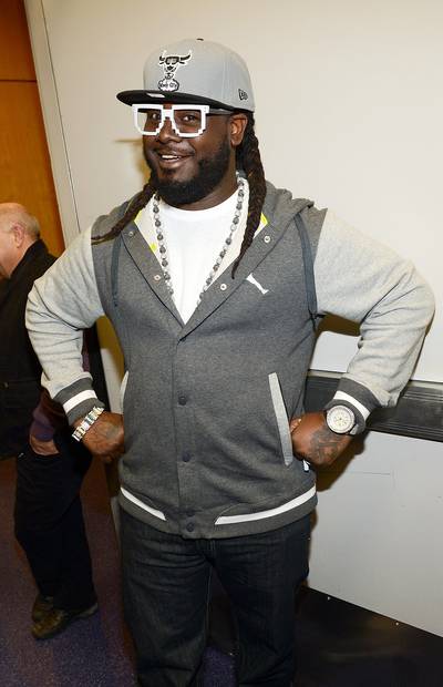 A Real Epiphany - T-Pain's sophomore album didn't go unnoticed. Titled Epiphany, it spawned the hits &quot;Bartender&quot; and the classic &quot;Buy You A Drank.&quot;&nbsp;(Photo: &nbsp;Rick Diamond/Getty Images for Jingle Ball 2012)