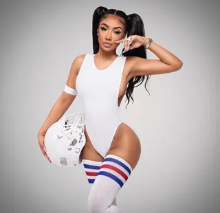 Lani Blair - Lani Blair is now infamous for being one of the women Tristan Thompson's cheated on while his then-boo Khloe Kardashian was pregnant. She's reportedly a strip club worker in New York City and already had hundreds of thousands of followers on Instagram prior to meeting the Cleveland Cavaliers center. (Photo via Lani Blair on Instagram).