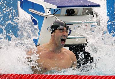Victorious Butterfly - Michael Phelps's record setting victory in the Men's 100m Butterfly Final at the 2008 Beijing Olympic Games inspired many. &nbsp;(Photo: Ezra Shaw/Getty Images)