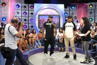 Get It - Ace Hood and Terrence J at 106 &amp; Park, July 23, 2012. (Photo: John Ricard / BET)