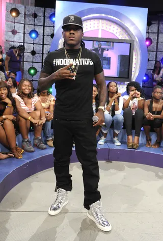 What Up? - Ace Hood at 106 &amp; Park, July 23, 2012. (Photo: John Ricard / BET)