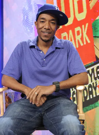 Yeah Yeah - Freestyle Friday judge Datwon Thomas at 106 &amp; Park, July 20, 2012. (Photo: John Ricard / BET)