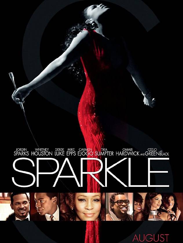 Sparkle, Whitney Houston, Jordin Sparks, Derek Luke, Tika Sumpter, Mike Epps