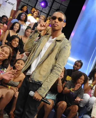 Flexin' - Jacob Latimore visits BET 106 &amp; Park for W.O.W  July 18, 2012. (Photo: Dane Delaney / BET)