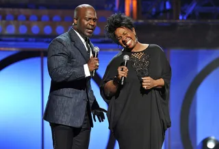 Knight Train - BeBe Winans&nbsp;sang with the legendary Gladys Knight at the third annual Soul Train Awards at the Fox Theatre in Atlanta back in 2011. BeBe and his fam aren't strangers to Soul Train by any means.(Photo: Paul Abell/PictureGroup)