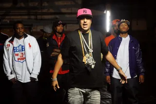 French Montana - "The first time&nbsp;I heard him was when Doggystyle came out, it was like 94 or 93. I was in Morocco. I fell in love right there, that's one of my top three favorite albums of all time"&nbsp;&nbsp;(Photo by Brad Barket/PictureGroup)