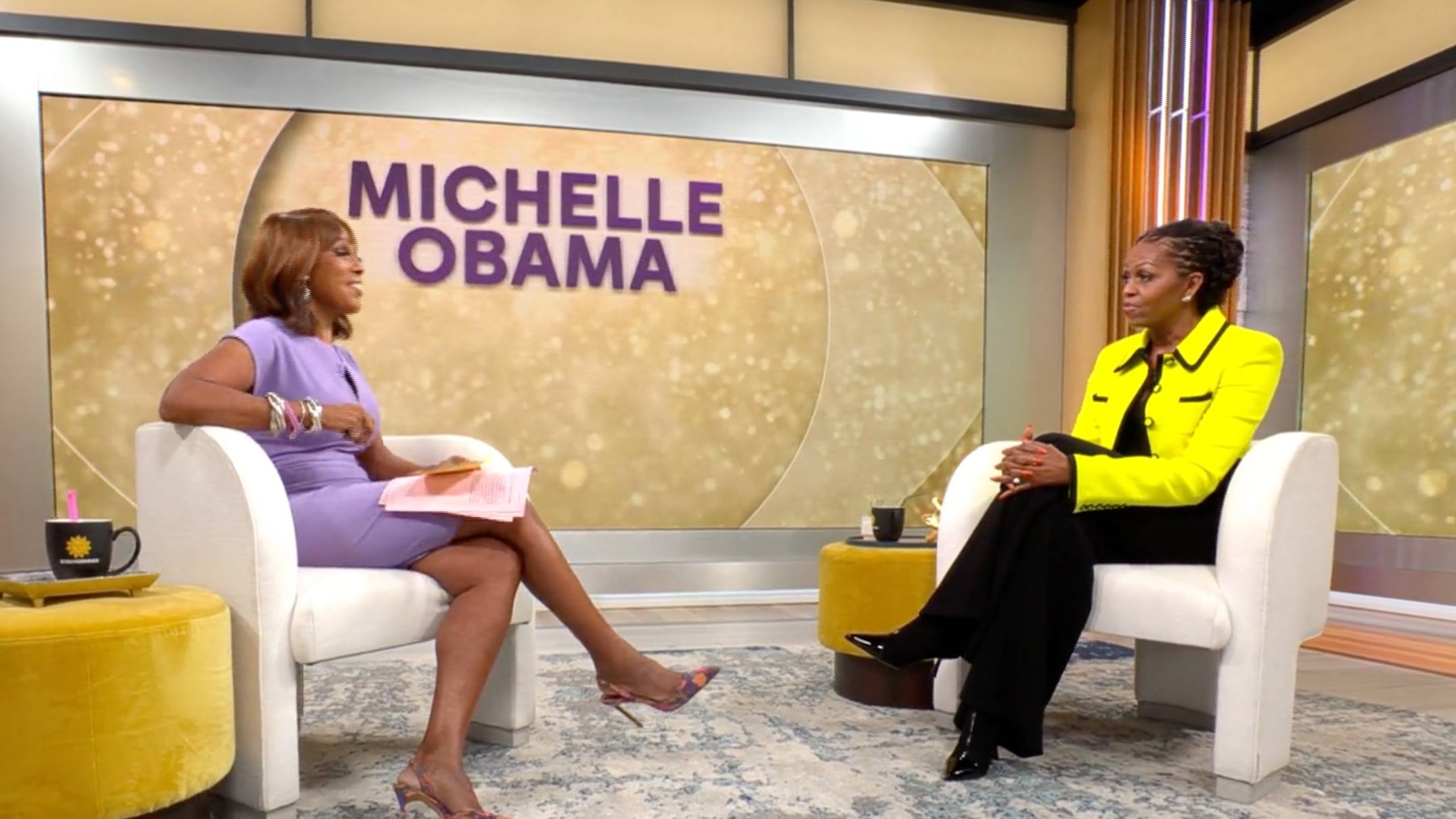 Michelle Obama Wore Fendi & Sergio Hudson Promoting 'The Light We Carry'