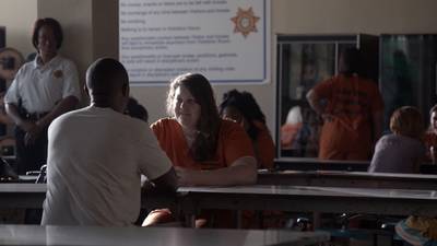 Tracy Is Locked Up - Back in Patrickville, he learns that Tracy is in jail for a drug-related offense.   (Photo: BET)