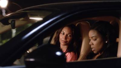 The Drinking Catches Up to MJ - Mary Jane has been stressed at work; but drinking and driving is not cute. MJ reached out to Valerie for support and, like a true, concerned friend, Val let MJ have it for making bad decisions.    (Photo: BET)