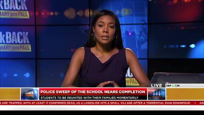 School Shooting  - Mary Jane reports on a school shooting.(Photo: BET)